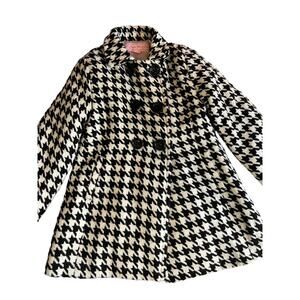 Sophia Young Girls Herringbone dress coat 4